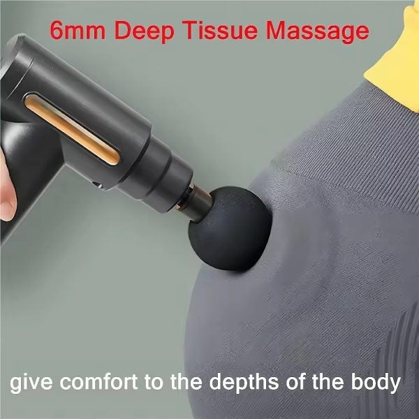 Blue Idea Massage Gun Deep Tissue With 4 Massage Heads For Muscle Pain Relief Relax Recovery
