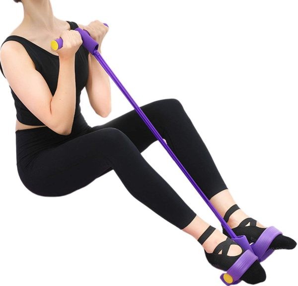 Foot Pedal Resistance Band ( Random Color )