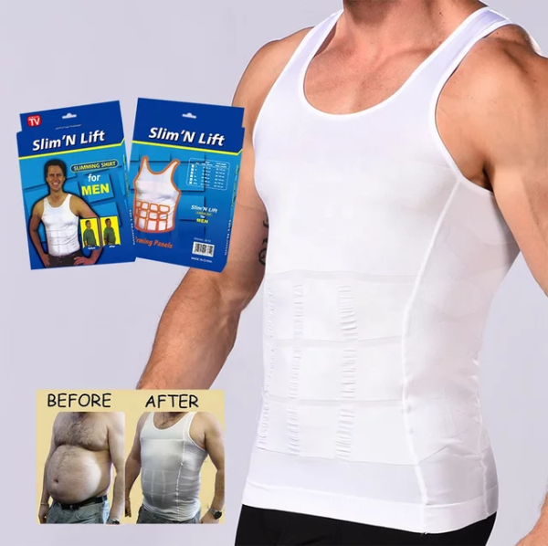 Slim N Fit Body Shaper Vest Shirt – For Men