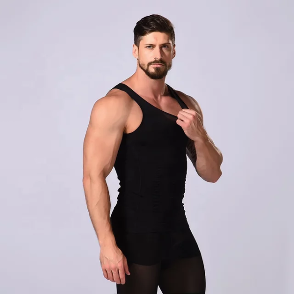 Slim N Fit Body Shaper Vest Shirt – For Men