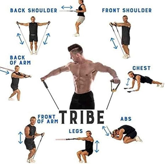 11 Piece Power Resistance Band Set - For Men And Women
