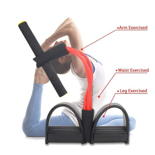 Foot Pedal Resistance Band ( Random Color )