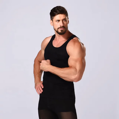 Slim N Fit Body Shaper Vest Shirt – For Men